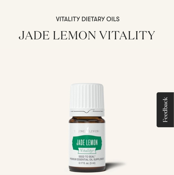 Young Living 5 ml Oils New Bottle Jade Lemon Vitalty - Picture 1 of 1